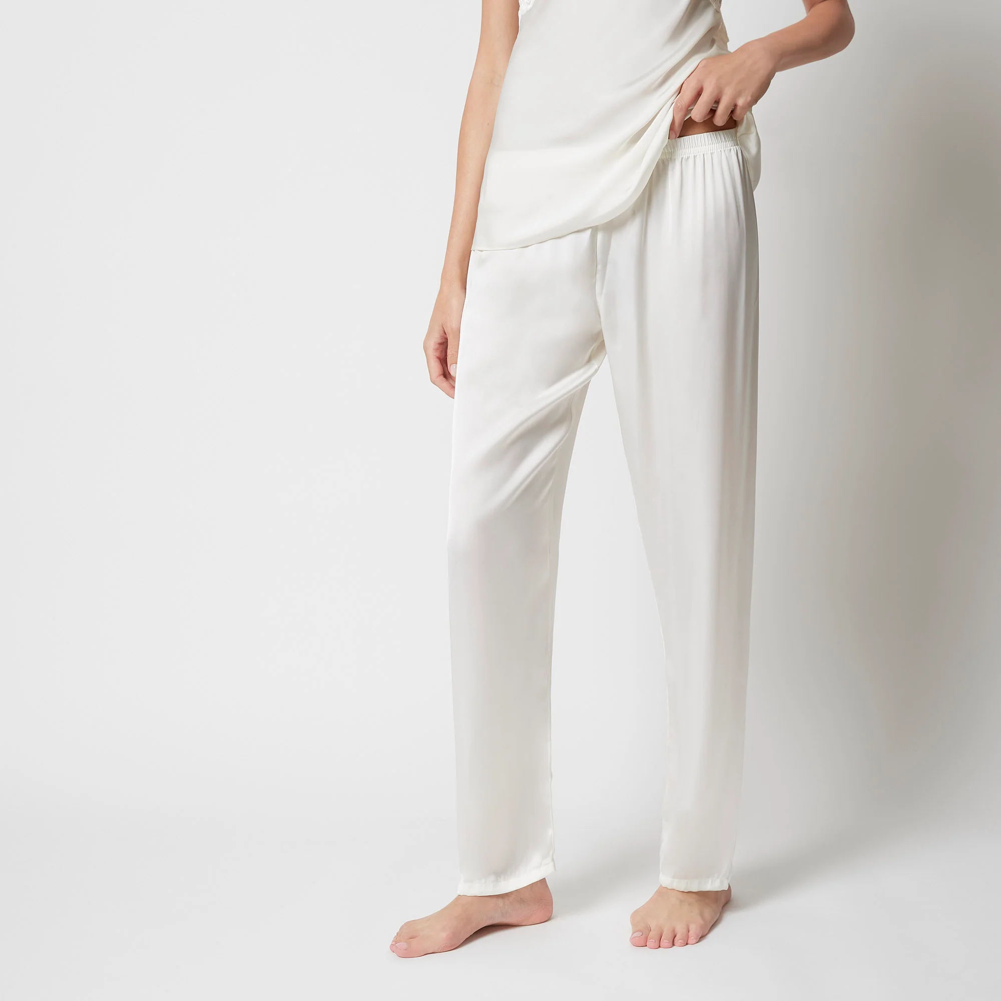 Pantalone in raso - Primula - Image 8