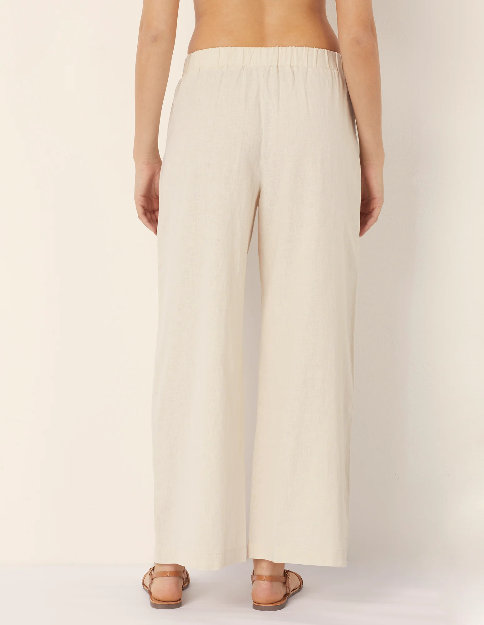 Pantalone lungo con pince Cotton Linen - Image 9