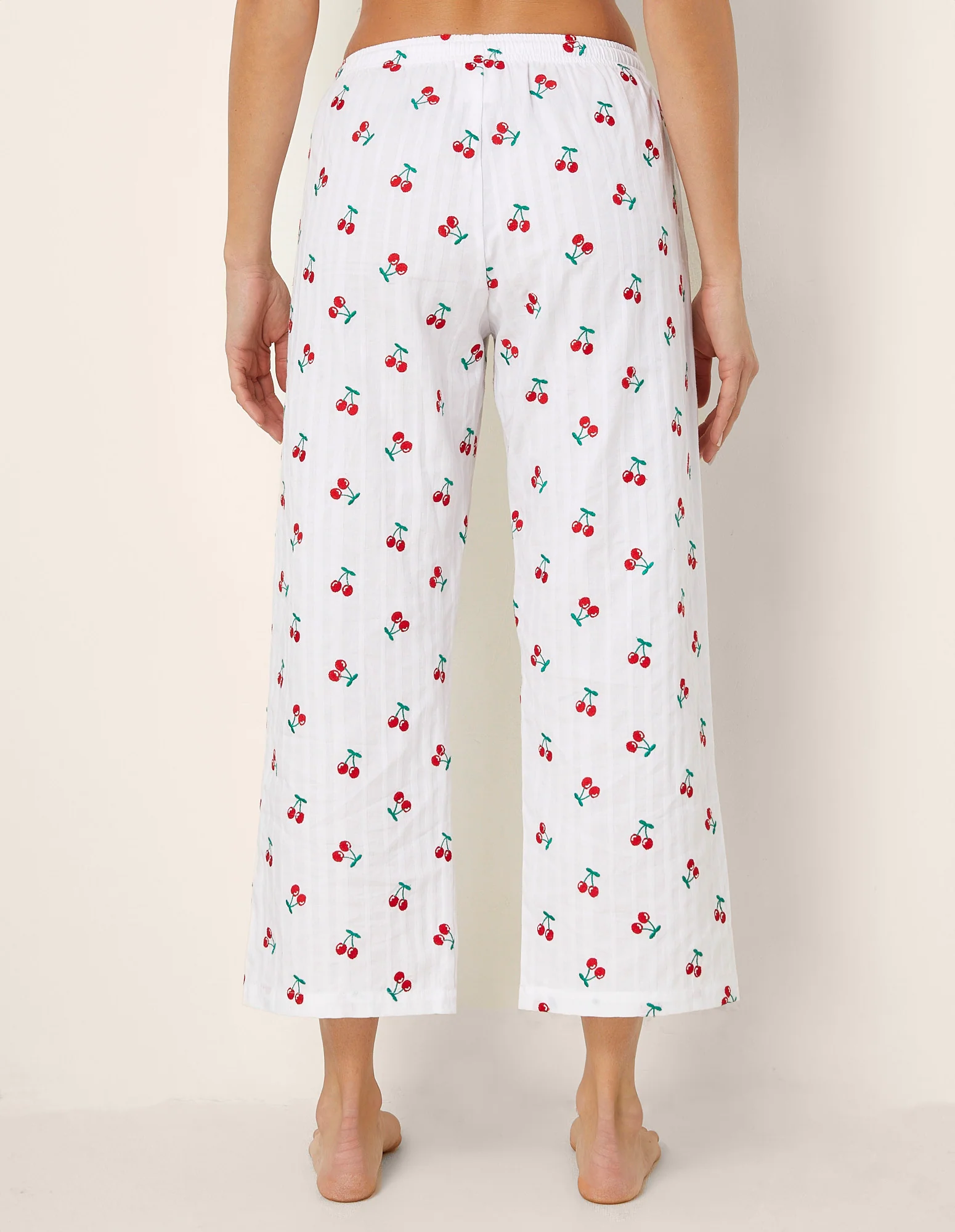 Pantalone lungo del pigiama con stampa Cherry - Image 3