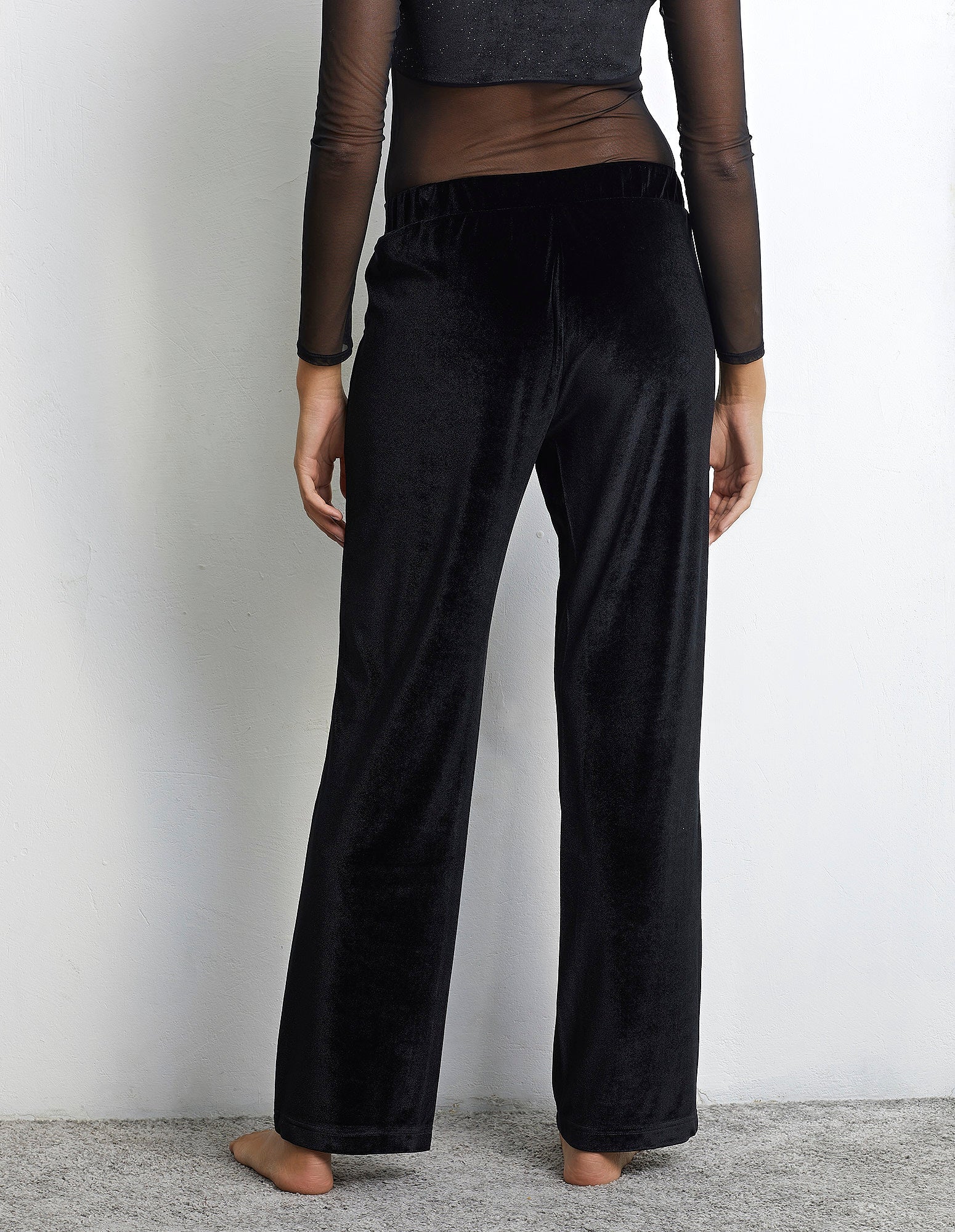 Pantalone lungo in velluto Velvet Party - Image 8