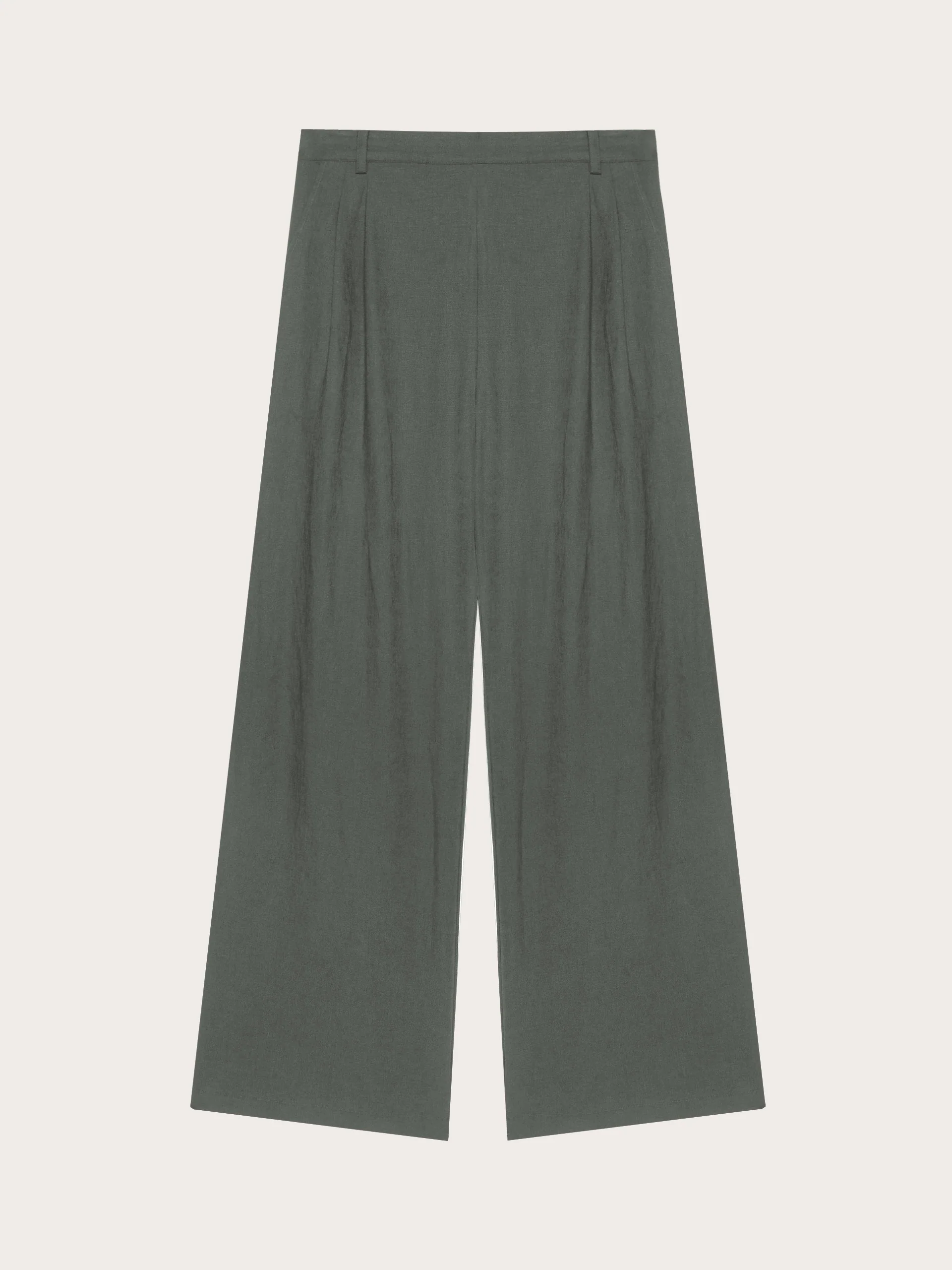 Pantalone lungo a palazzo Lino e Viscosa - Image 5