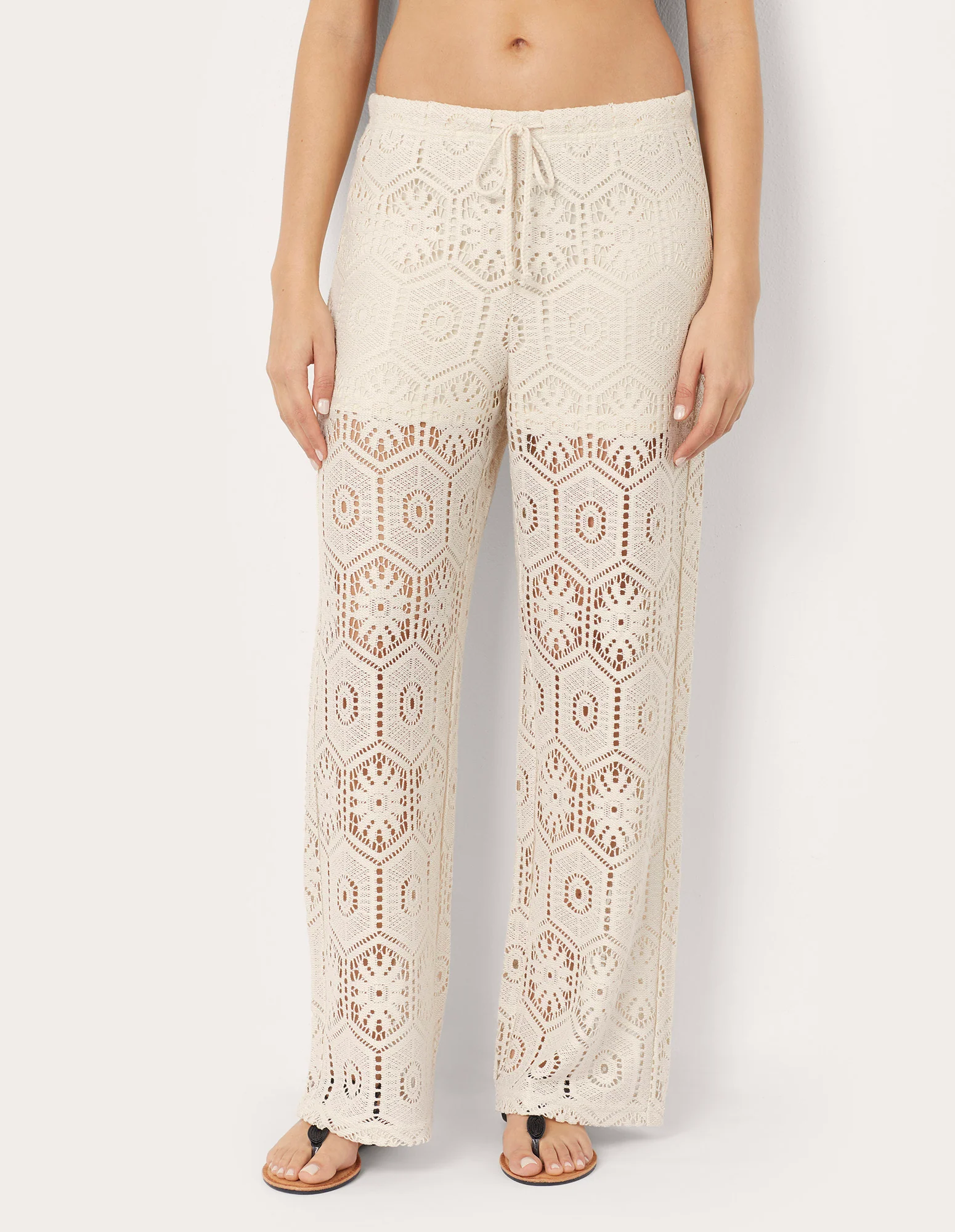 Pantalone lungo traforato Crochet - Image 8