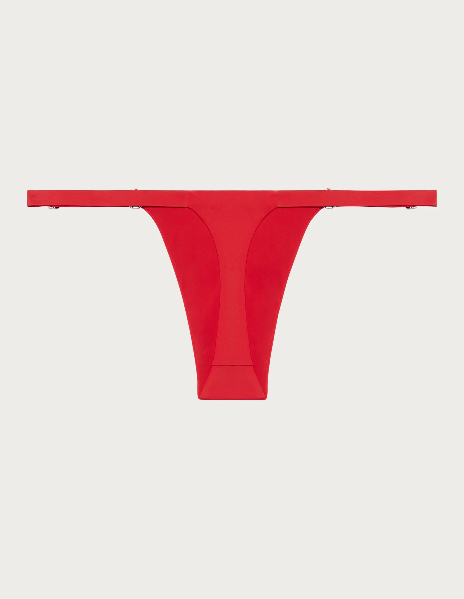 Perizoma del costume rosso in microfibra Essentials - Image 6