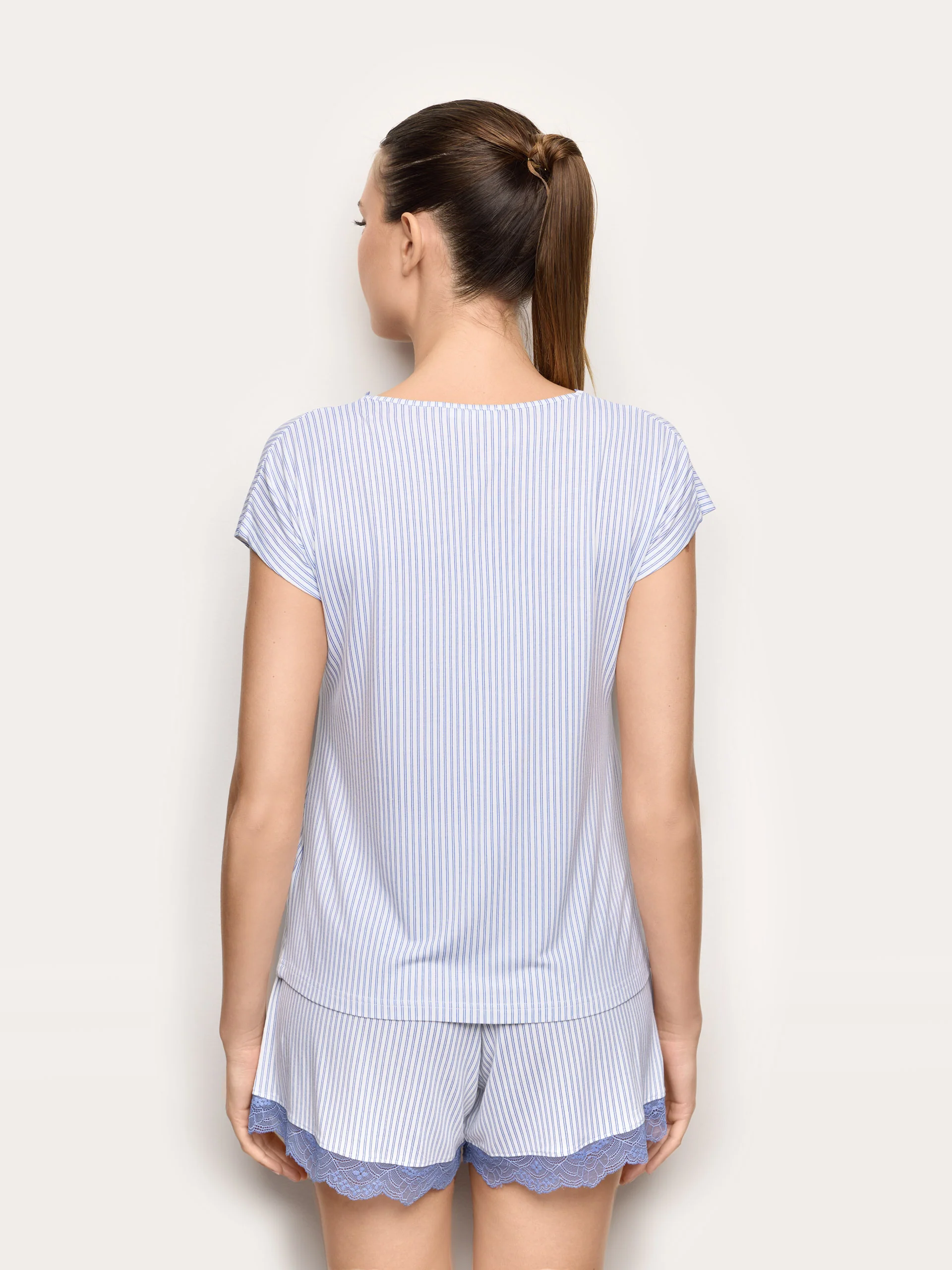 Pigima corto jersey di viscosa - Valerie - Image 4