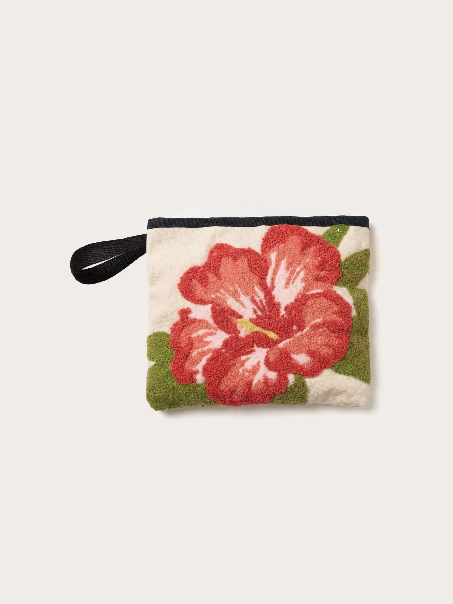 Pochette in canvas 25x20,5 cm - Tahiti - Image 3