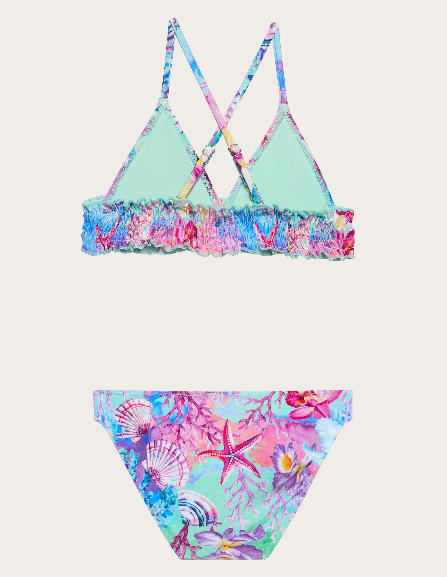 Set da bambina triangolo + slip Mermaid - Image 2