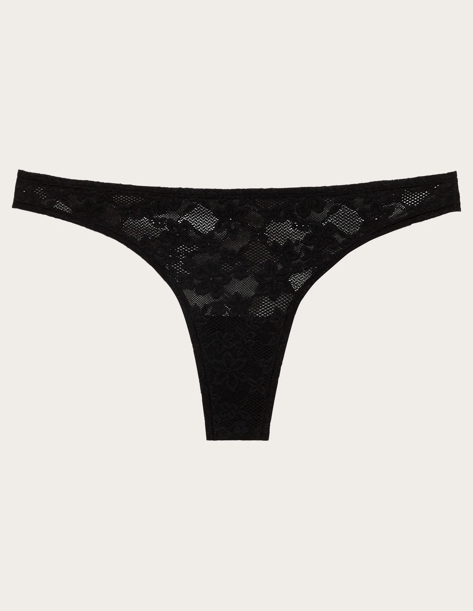 Slip in pizzo elasticizzato nero Stretch Lace - Image 6