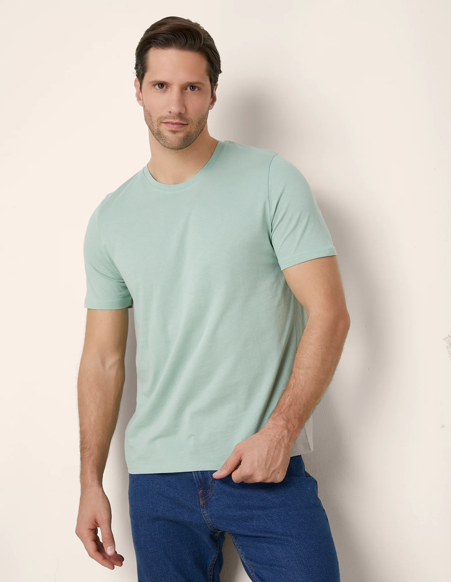 T-shirt girocollo in cotone Daily Loungewear - Image 4