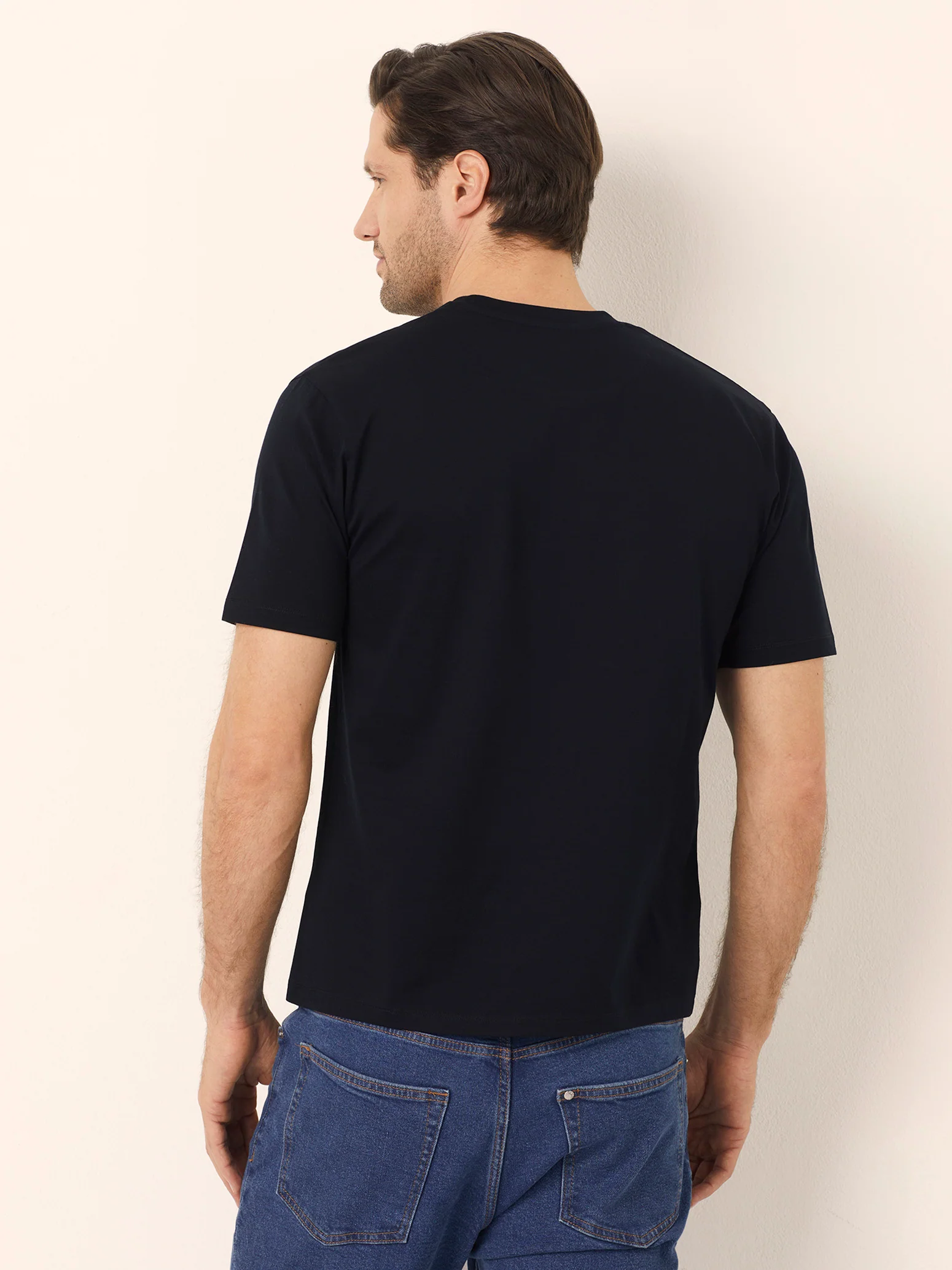 T-shirt girocollo da uomo in cotone Premium Cotton - Image 10