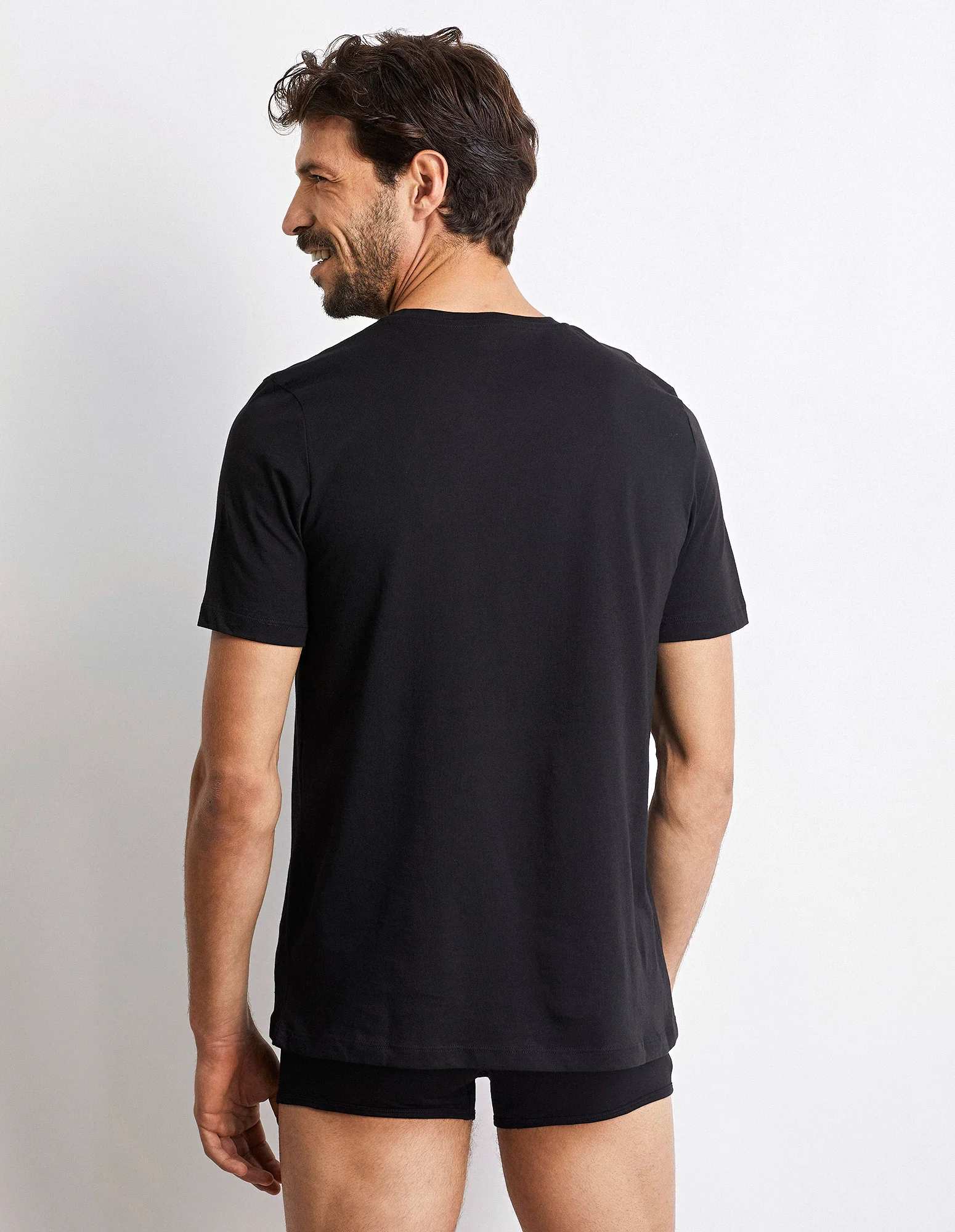 T-shirt girocollo uomo in cotone Supima Luxury - Image 11