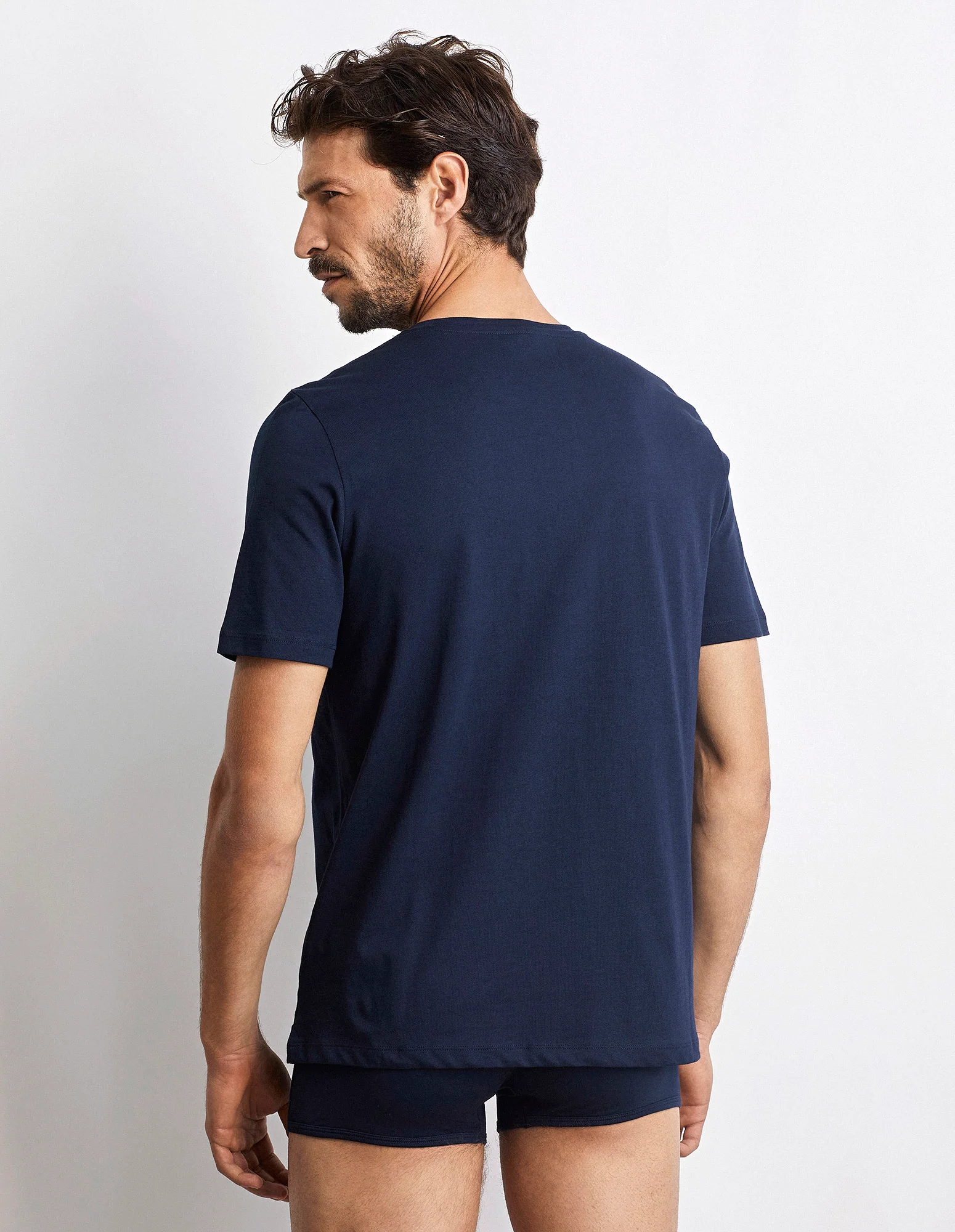T-shirt girocollo uomo in cotone Supima Luxury - Image 7