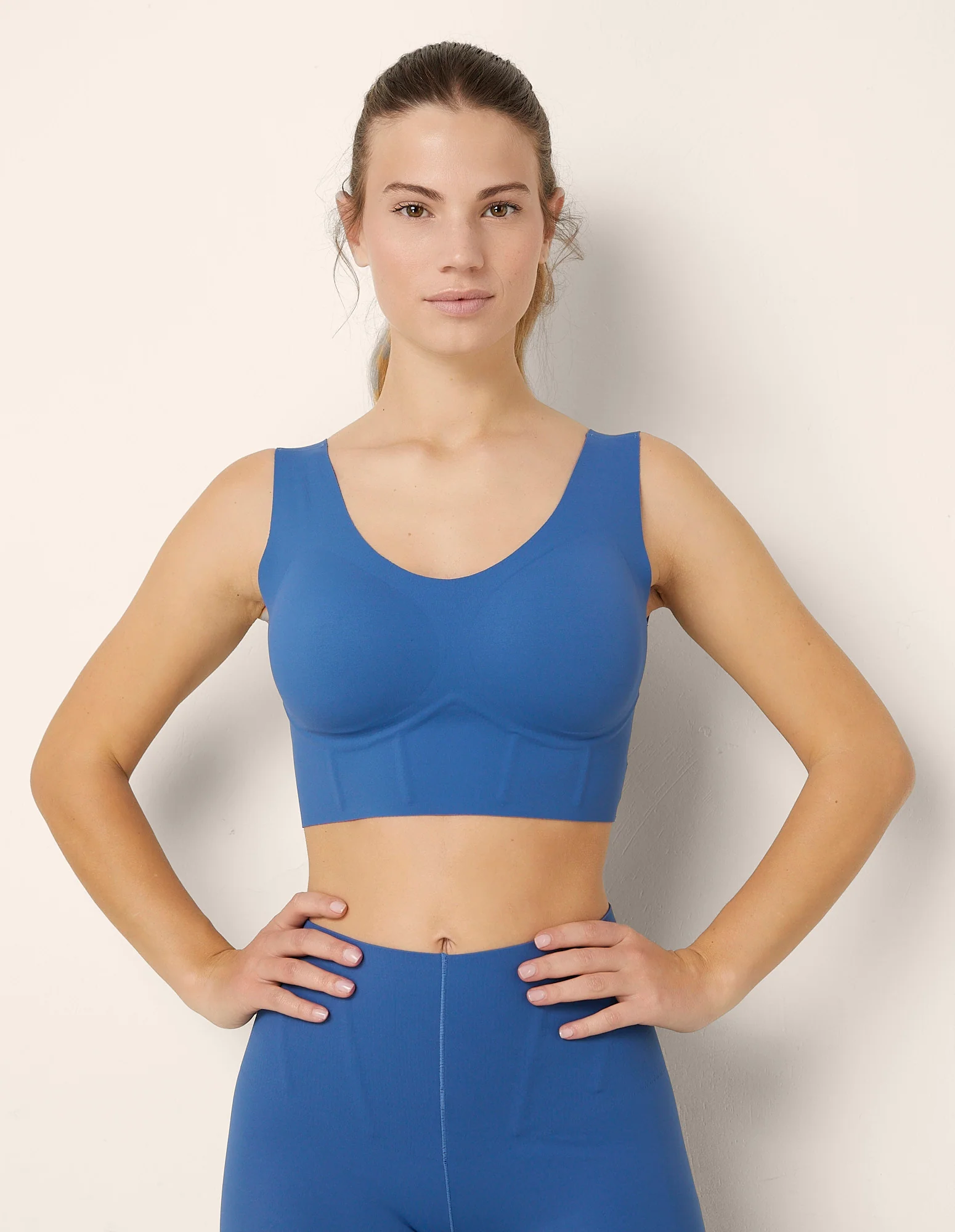 Top sportivo super stretch coppe leggermente imbottite Fitness Lux