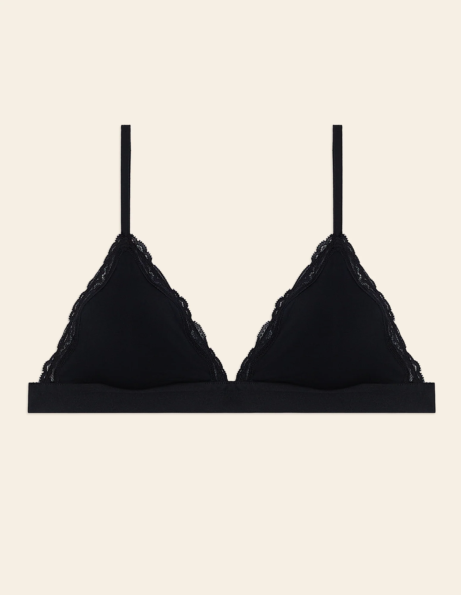 Triangolo sfoderato senza ferretto in TENCEL™ Modal con seta - Image 4
